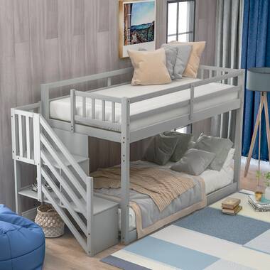 Harriet bee kean twin deals over twin bunk bed